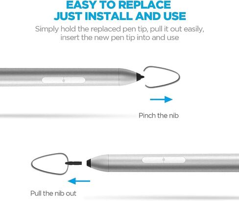 Stylus Pen for HP Pavilion x360 Touchscreen Laptop Pencil, HP Envy x360 15-bp0,x360 15-cn0,X2 12-e0xx,X2 12g0xx;HP Spectre x360 13-ac0xx 15-blxxx, HP Pavilion x360 11m-ad0 14M-ba0 14-cd0 15-br0 in Saudi Arabia