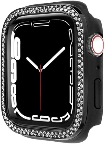 حافظة ساعة CASETiFY Gem متوافقة مع Apple Watch Series 7-9 - 45 ملم - فضي in Kuwait