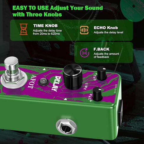 Flanger Guitar Effects Pedal,Classic Flanger Guitar Pedal, Vintage Analog Flanger Effect Pedal Classic Flanger Guitar Pedal Electric Guitar Effects Pedal True Bypass in Kuwait