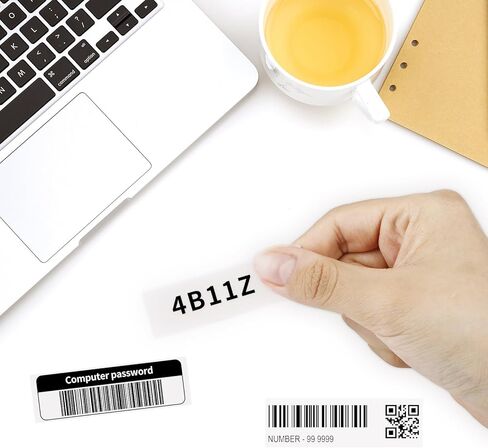 شريط ملصقات D480BT 4B11Z، بديل شريط ملصقات Brother المتوافق لشريط ملصقات Brother TZe المصفح P Touch 18 مم 0.7 بوصة أسود على شفاف لPTD400 PTD410 PTD460 PTD600 PTD610، 3 عبوات in Kuwait