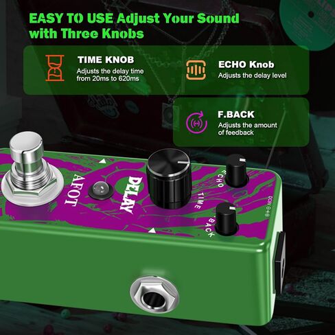 Tremolo Guitar Effects Pedal, Classic Tremolo Pedal Analog Tremolo Effect Pedal for Electric Guitar and Bass,The Classic Tone of Photoelectric Tremolo for Electric Guitar Mini Size True Bypass in Saudi Arabia