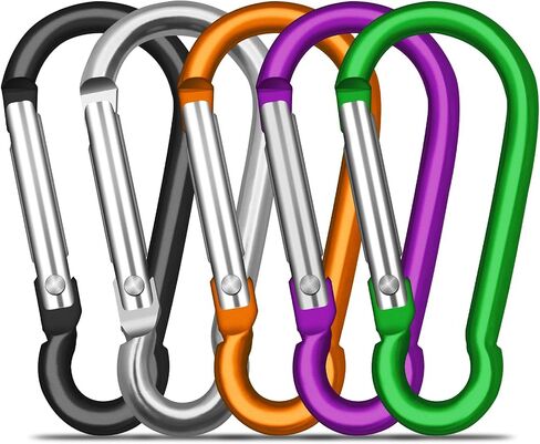 5 PCS Carabeaner Keychain Hook Carabiner Clips in Saudi Arabia