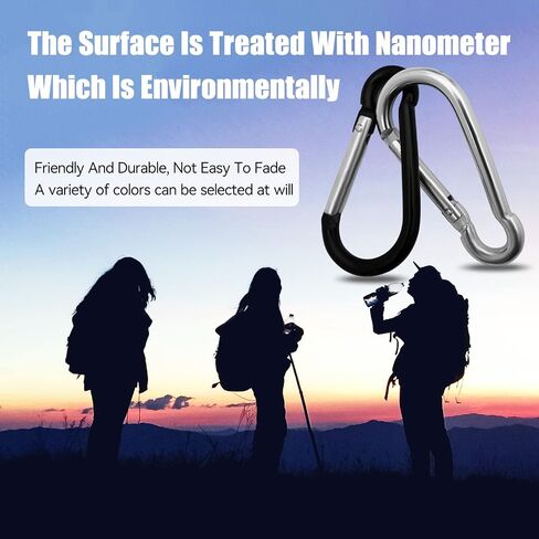 5 PCS Carabeaner Keychain Hook Carabiner Clips in Saudi Arabia