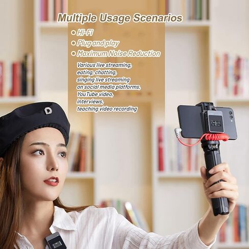 TRS to TRRS Cable 3.5mm Microphone Cable, 1/8 Male to Male Coiled Right Angle Mic Cord Compatible iPhone, Smartphone with Tablets (Black) in Kuwait