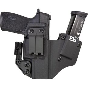 FDO Industries IWB Kydex Holster Compatible with Sig P365 X-Macro +1 Series w/Claw -Discreet Carry Concepts 1.5" Metal Monoblock Gear Clip - Made in USA-