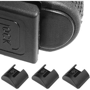 3 Pieces Bottom Grip Rear Cavity Frame Insert Plug for Glock(Gen 1/2/3) Mid and Full Size Models 17,18,19,20,21,22,23,24,31,32,34,35,37,38 Black