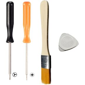 eXtremeRate Cross Tri-Wing Opening Screwdrivers Kit, Assemble Disassemble Tools Set with Brush and Open Shell Tool for Nintendo Switch Console Joy Con