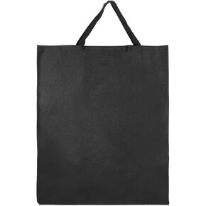 PATIKIL 30"x24" Camp Chair Bag Replacement Stadium Chair Carry Bag Folding Chair X-Storage Bag Moving Bag with Hook-and-Loop for Travel Outdoor Camping, Black