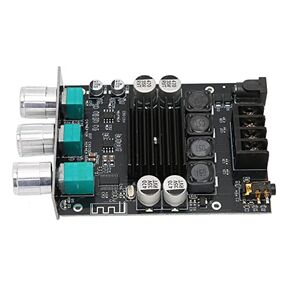 Digital Stereo Amplifier Board, ZK‑1002T Bluetooth Dual Channel 100Wx2 DC 12‑24V, HiFi DIY Audio Power Amp Module, for Speaker Sound System