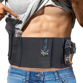 Belly Band Gun Holster for Men & Women | Will Not Roll or Scrunch | Available in 4 Universal Fit Concealed Carry Styles - All Day Comfort