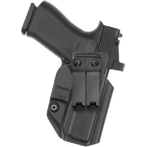 Tulster IWB Profile+ Holster in Right Hand fits: Glock 43 / 43X | Optic Compatible Inside The Waistband Appendix Concealed Carry Kydex Holster