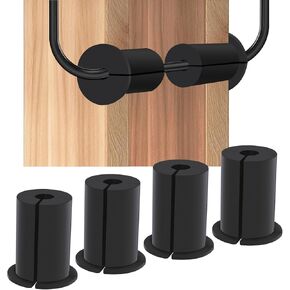 Wall Grommet, Silicone Cable Routing Kit for Wall Hole, Cable Routing Kit for Starlink, Silicone Mounting Kit Hole Feed-Through for Starlink Cable Grommet, black-2pc