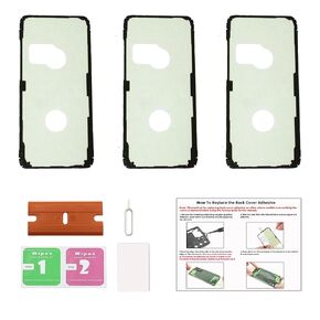 Galaxy S20 Ultra Back Cover Pre-Cut Tape, Back Door Cover Adhesive Double Sided Tape Replacement for Samsung Galaxy S20 Ultra with Tools