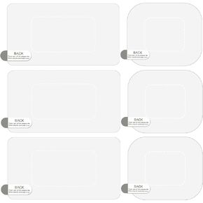 6 Pcs Sticker Shield for Windshields, Electrostatic Stickers for Dash Cam, Easily Avoid Scratching & Falling, Transparent Windshield Sticker Applicator for Windshield On Dash Cam