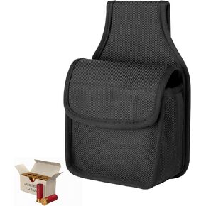 Xxerciz Tactical Ammo Pouch, Nylon Loose Ammo Bag for Belt, Shooting Hunting Ammo Pocket, Ammunition Transport Bag for Rifle Carbine Pistol Revolver