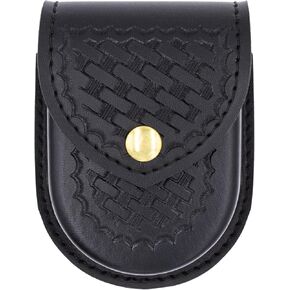 Safariland 290 Double Handcuff Pouch Top Flap, Basketweave Black