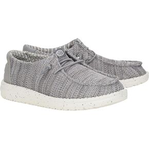 Hey Dude Kid Wally Stretch Sox (Toddler) Grey 10 Toddler