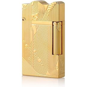 Sanji Lighter, Vintage Trench Lighter, Butane Refillable Lighter, Copper Gas Lighter for Men Dad Husband (Fuel Not Included)
