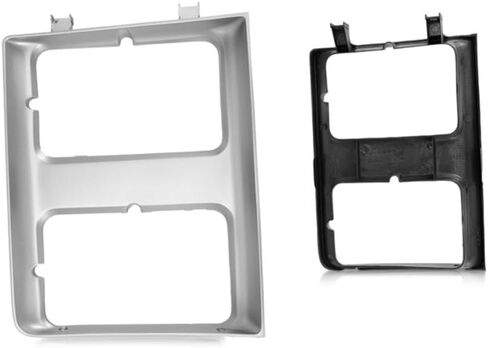 KarParts360 لباب المصباح تشيفي C10 / C20 1985 86 87 1988 زوج/مجموعة جانب السائق والركاب | ث/مصابيح أمامية مزدوجة | فضة | GM2512126 + GM2513126 | 15598727+15598728 in Kuwait