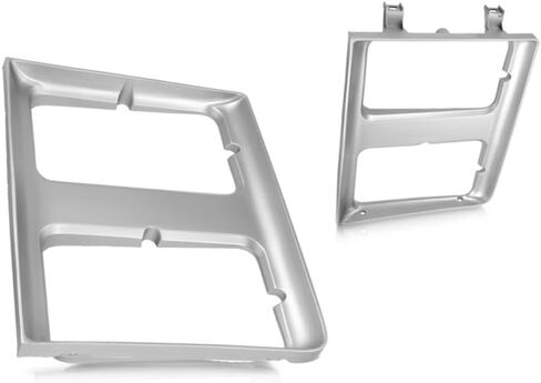 KarParts360 لباب المصباح تشيفي C10 / C20 1985 86 87 1988 زوج/مجموعة جانب السائق والركاب | ث/مصابيح أمامية مزدوجة | فضة | GM2512126 + GM2513126 | 15598727+15598728 in Kuwait
