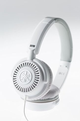 YAMAHA HPH-150WH Headphones White - Open On-Ear Headphones for Excellent Sound & Neutral Sound - Compact, Fashionable Design Matches Keyboards & Digital Pianos in Saudi Arabia