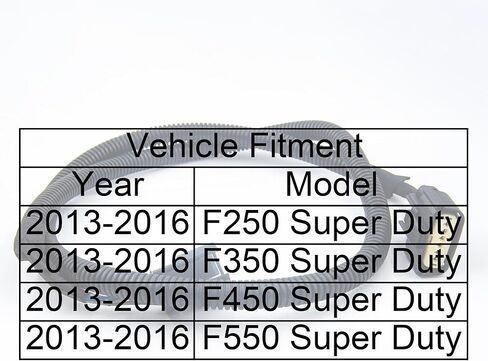 حزام أسلاك الكاميرا الاحتياطية للباب الخلفي من Suspenix، حزام أسلاك الكاميرا الخلفية للرؤية الخلفية متوافق مع Ford 2013-2016 F250 F350 F450 F550 Super Duty in Kuwait