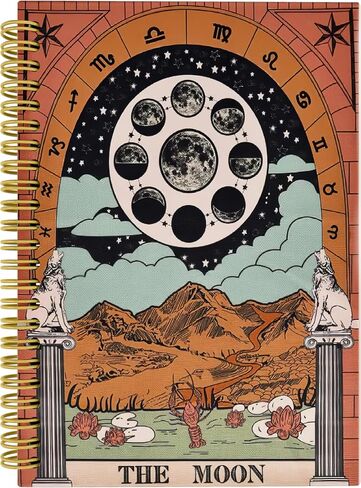 Ancient Egyptian Gods Hieroglyphics Mythology Art Lined Hardcover Spiral Notebook Journal 5.5×8.3 Inch,College Ruled Notebook for Work Notes Journaling,Egyptian History Gifts in Saudi Arabia