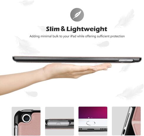 ProCase Cover for iPad 10.2 Case 2021 iPad 9th Generation / 2020 iPad 8th Gen/ 2019 iPad 7th Gen Case, Slim Stand Protective Case Folio Cover for 10.2" iPad 9th Gen / 8th Gen / 7th Gen-Black in Kuwait