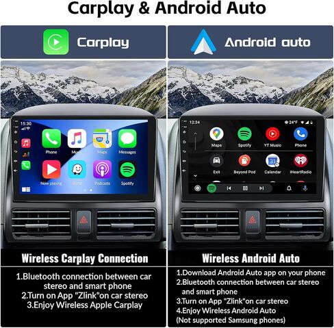 ستيريو سيارة Android 13 لسيارة Honda CRV 2002 2003 2004 2005 2006 صوت راديو السيارة 1G+32G مع Carplay Android Auto Bluetooth 9 بوصة شاشة لمس GPS ملاحة WiFi HiFi FM SWC كاميرا احتياطية MIC in Saudi Arabia