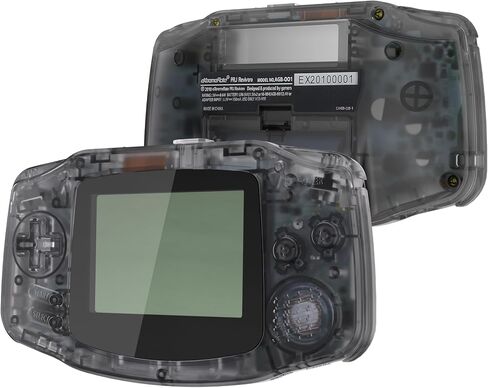 غطاء بديل أسود شفاف للغاية مُحسّن ومُحسّن من IPS مع أزرار لجهاز Gameboy Advance GBA - متوافق مع كل من IPS وشاشات الكريستال السائل القياسية - وحدة التحكم وشاشة IPS غير متضمنة in Saudi Arabia