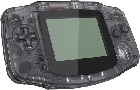 غطاء بديل أسود شفاف للغاية مُحسّن ومُحسّن من IPS مع أزرار لجهاز Gameboy Advance GBA - متوافق مع كل من IPS وشاشات الكريستال السائل القياسية - وحدة التحكم وشاشة IPS غير متضمنة in Saudi Arabia