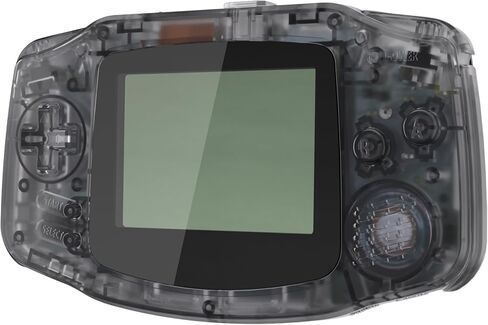 غطاء بديل أسود شفاف للغاية مُحسّن ومُحسّن من IPS مع أزرار لجهاز Gameboy Advance GBA - متوافق مع كل من IPS وشاشات الكريستال السائل القياسية - وحدة التحكم وشاشة IPS غير متضمنة in Saudi Arabia