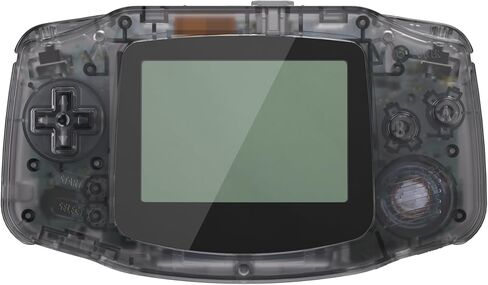 غطاء بديل أسود شفاف للغاية مُحسّن ومُحسّن من IPS مع أزرار لجهاز Gameboy Advance GBA - متوافق مع كل من IPS وشاشات الكريستال السائل القياسية - وحدة التحكم وشاشة IPS غير متضمنة in Saudi Arabia