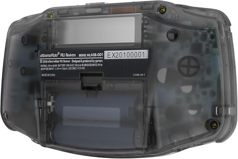غطاء بديل أسود شفاف للغاية مُحسّن ومُحسّن من IPS مع أزرار لجهاز Gameboy Advance GBA - متوافق مع كل من IPS وشاشات الكريستال السائل القياسية - وحدة التحكم وشاشة IPS غير متضمنة in Saudi Arabia