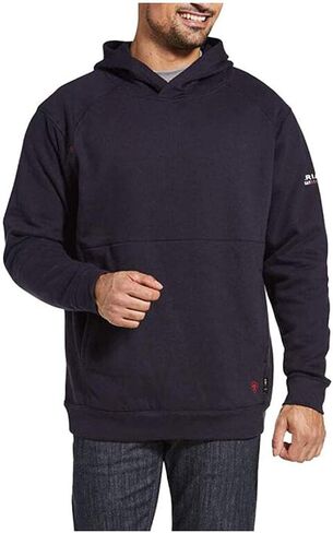 Ariat Male FR Rev Pullover Hoodie Navy 4X-Large in Saudi Arabia