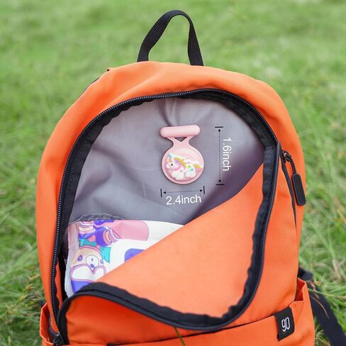 for Airtag Holder Cute for Kids Waterproof, 2 Pack Airtag Case Cover with Pin Brooch for Girls (Unicorn Mermaid) in Kuwait