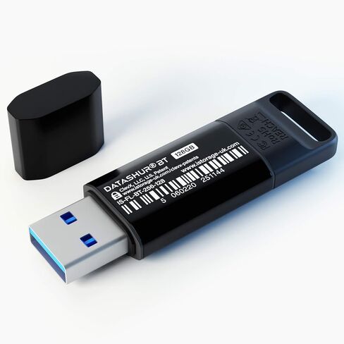 iStorage datAshur BT 64 GB | Encrypted Secure Flash Drive | Unlock via Smartphone Using Bluetooth | FIPS 140-2 Level 3 Certified | Remote Management Ready in Kuwait
