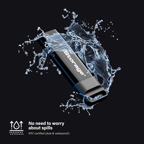 iStorage datAshur BT 64 GB | Encrypted Secure Flash Drive | Unlock via Smartphone Using Bluetooth | FIPS 140-2 Level 3 Certified | Remote Management Ready in Kuwait