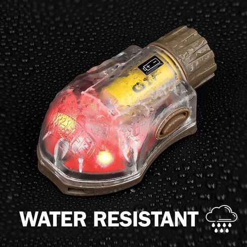 Tactical Helmet Light, Military Signal Light with Optional 5 Modes IR & Visible LED IFF Helmet Strobe for Outdoor Fast Rescue Adventure Light (DE-RED) in Kuwait