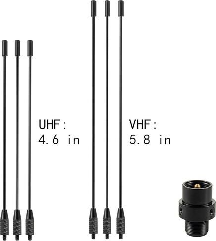 طقم الطائرة الأرضية UHF VHF ثنائي النطاق 136-174 ميجا هرتز 400-470 ميجا هرتز قاعدة متنقلة هوائي عمودي، 2 متر/70 سم PL259 إلى SO239 طقم الطائرة الأرضية in Kuwait