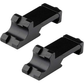 2PCS 1 Slot Weaver Style 45 Degree Offset Rail Mount