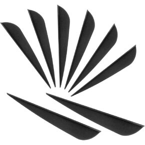 Letszhu Arrows Vanes 4 Inch Plastic Feather Fletching for DIY Archery Arrows 50 Pack…