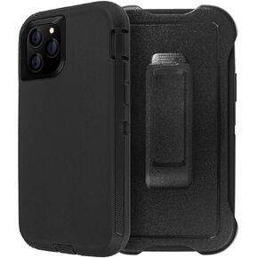 AICase for iPhone 11 Pro Max Belt-Clip Holster Case (6.5"), Full Body Rugged Heavy Duty Case, Shock/Drop/Dust Proof 4-Layer Protection Durable Cover for Apple iPhone 11 Pro Max 6.5-inch