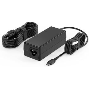 Chromebook Charger,45W USB C Laptop Charger Compatible with HP Dell Acer Asus Samsung, Type C Fast Charging Power Adapter