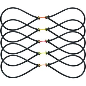 5pcs Powerful Fishing Slingshot Tube Rubber Bands 5mm Thickness for Archery Slingbow Hunting Fish Arrows Bowfishing Broadheads