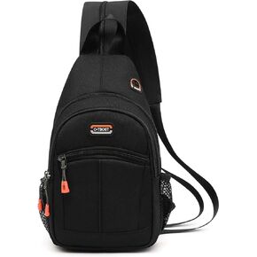 Small Sling Bag Crossbody Backpack for Men Women Sling Backpack Hiking Daypack Multipurpose Cross Body Chest Bag