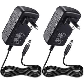 TOBWOLF 2PCS 5V 2A Power Supply Adapter, DC 5V 10W Switching Power Adapter, AC 100V-240V to DC 5 Volt 2 Amp Universal Switching Transformer, 5.5 x 2.5mm Plug for Router, CCTV Camera, Cordless Phone