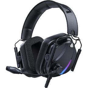 HW12 Gaming Headset for PC/PS5/PS4/Xbox One/Switch,Gaming Headphones with Microphone Wired Xbox Headet with 3.5mm Audio Jack (Black/Green)