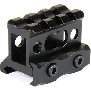 TACFUN Flat top 1" See Through Riser Rail Mount 3 Slot Picatinny Weaver