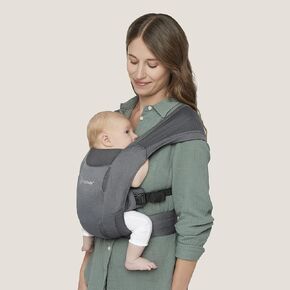 Ergobaby Embrace Cozy Newborn Baby Wrap Carrier (7-25 Pounds), Ponte Knit, Sage Meadows